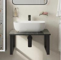 Столешница 60*51 лдсп черный мрамор